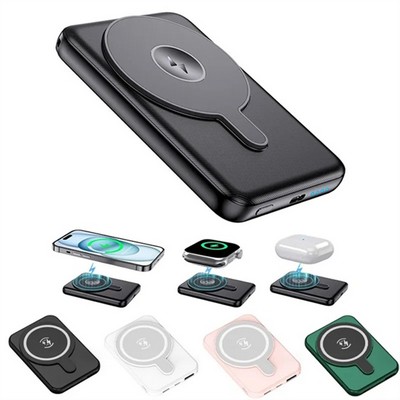 Wireless Portable Charger Magnetic Power Bank Battery Pack.