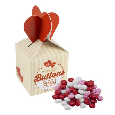 Sweets for the Heart Box - Valentine's Day Chocolate Buttons