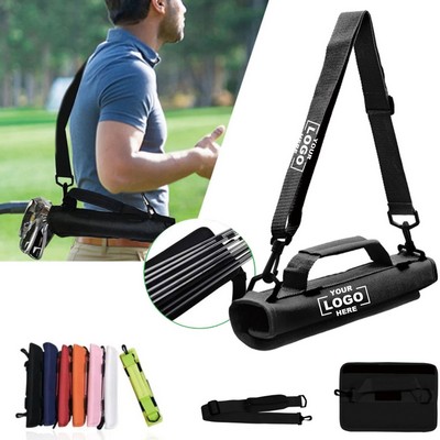 Small-sized Mini Golf Clubs Shoulder Carrier
