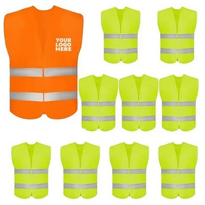 unisex High Visibility Safety Vest