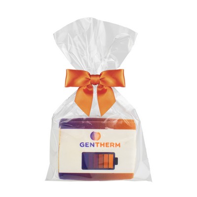 Iced Shortbread Cookie In Bag - 3 Pack - 3"W x 4"H Rectangle