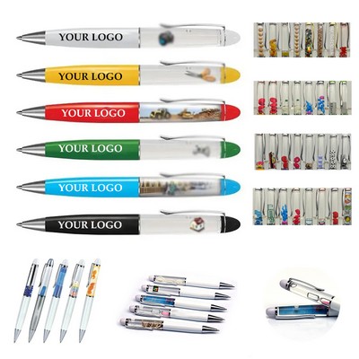Custom Liquid Floating Ballpoint Pen