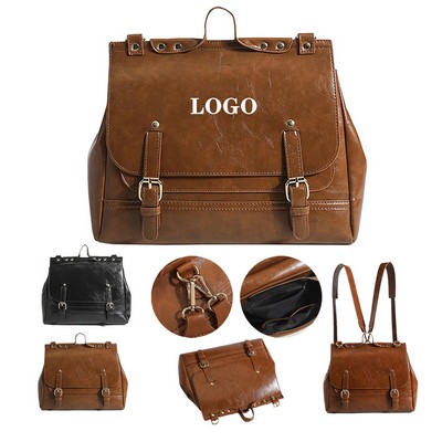 Waterproof PU Travel Backpack