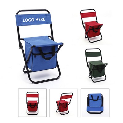 Portable Foldable Mini Cooler Chair