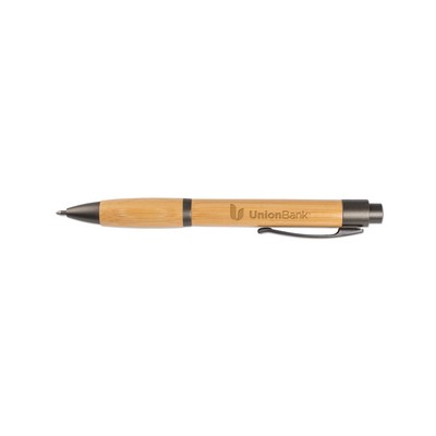 Straight Barrel Bamboo Pen