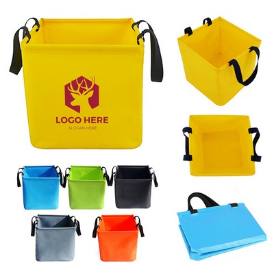 Foldable Waterproof PVC Fishing Bucket Bag MOQ 50