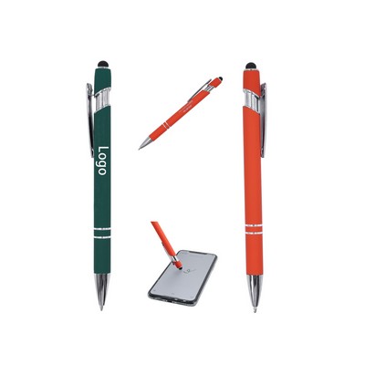 Metallic Stylus Ballpoint Pen