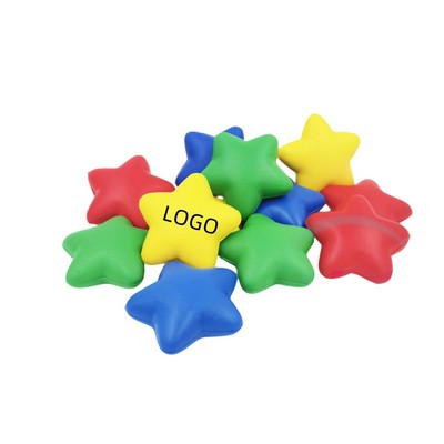 Star Stress Reliever Ball W/ Custom Imprint
