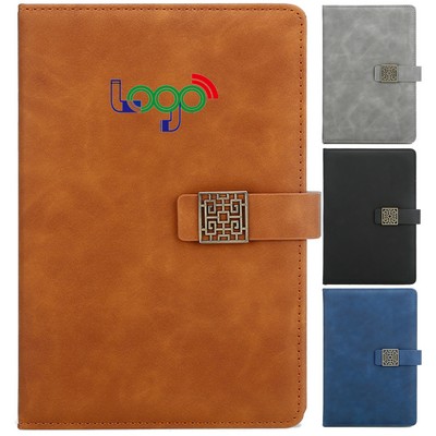 Deer Head Design Pu Leather Hardcover Notebook