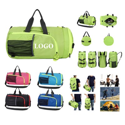 Compact Convertible Gym Bag & Travel Organizer