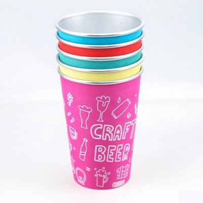 16 Oz Aluminum Color Changing Cup