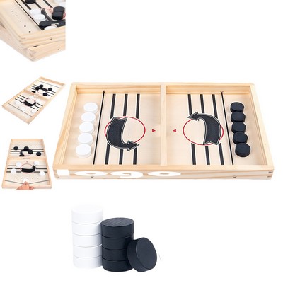 Fast Sling Puck Game Paced Tinfence Desktop Battle Winner Board Games