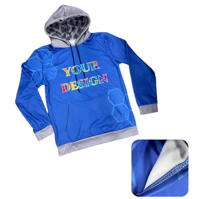 MOQ 50 pcs Full Color Thickened Hoodie