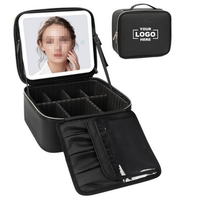 Makeup Bag with Light Up Mirror
