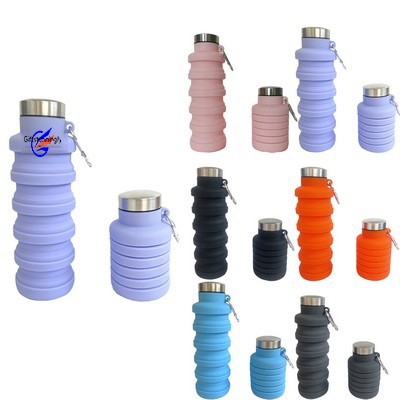 Collapsible Water Bottle Reuseable Silicone Water Bottles