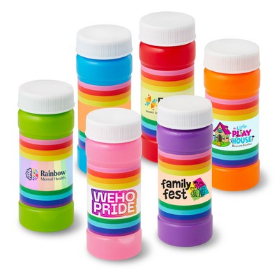 2 Oz. Pride Bubbles w/Full Color Digital Label