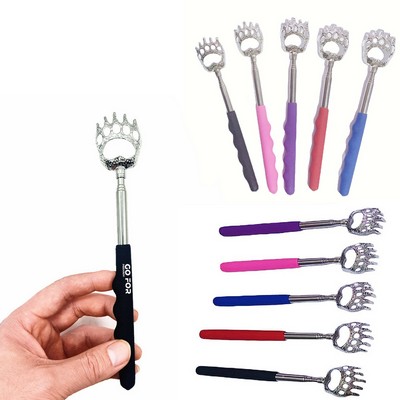 Portable Extendable Back Scratcher With Rubber Handles