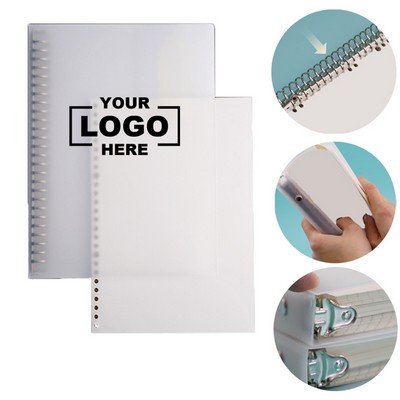 B5 Size 26-Ring Blank Paper Loose-Leaf Notebook