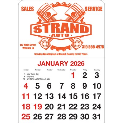 Stick-A-Pad™ Calendar - 1-Color