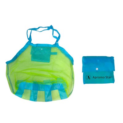 Large Mesh Beach Toy Tote Bag