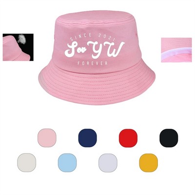 16"X12" Cotton Fisherman Sun Bucket Hat