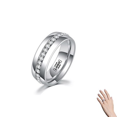 Zircon Ring With Diamonds