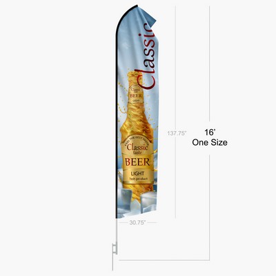 16'Econo Feather Flag