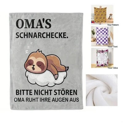Full Color Thickened Blanket 39" x 59"