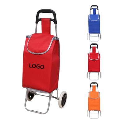 Wheeled Folding Utility Grocery Bag Shopping Cart