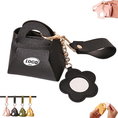 Mini Mirror Storage Bag Keychain