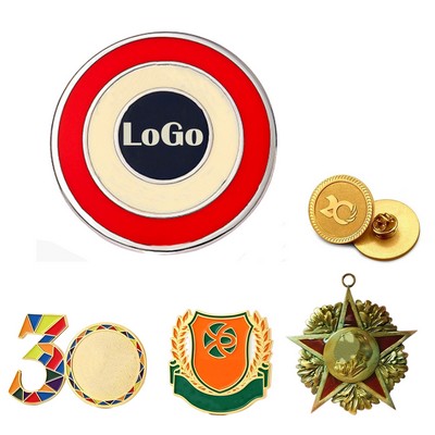 Brass Soft Enamel Pins Badge