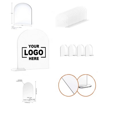 Transparent Acrylic Display Board