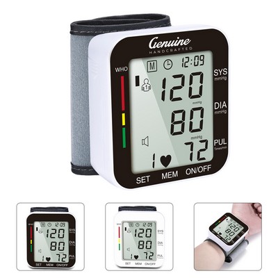 Voice Function Wrist Blood Pressure Monitor