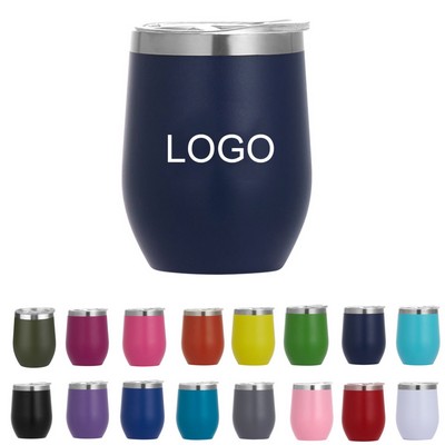 12Oz Insulated Stainless Stee Wine Tumbler