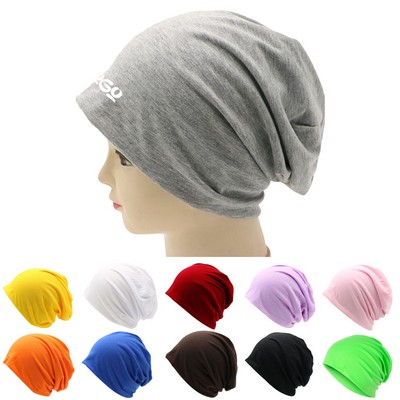 Unisex Lightweight Slouchy Polyester Beanie Hat