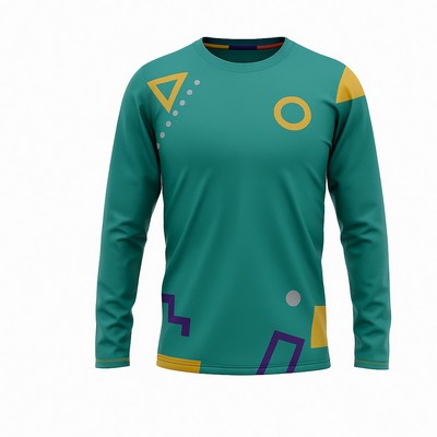 Birdseye Mesh Long Sleeve T-Shirt Sublimation 160G Unisex