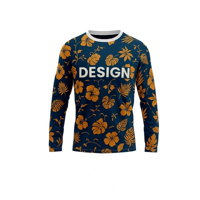 Long Sleeve T-Shirt - 150G Pinhole Mesh Sublimation Unisex