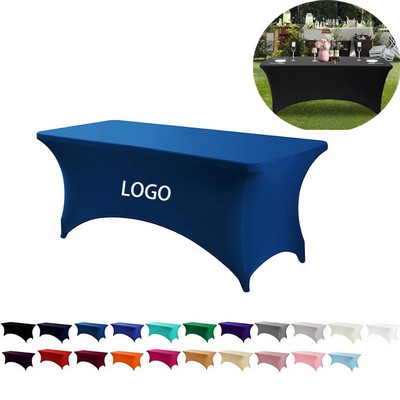 6' Custom Fitted Elastic Table Cover Tablecloth
