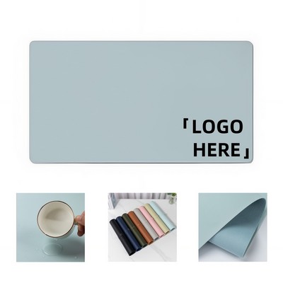 Pu Leather Mouse Pad Table Mat