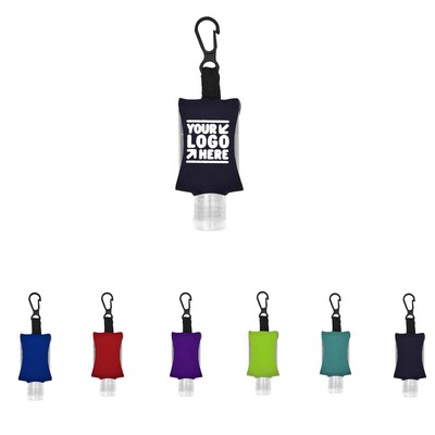 Pocket 0.5 OZ Hand Sanitizer In EVA Travel Case With Clip