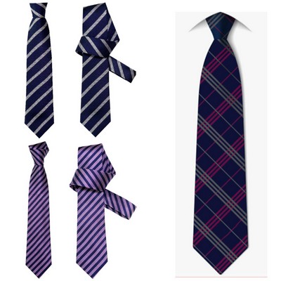 Woven Micro Fiber Adult Neck Tie