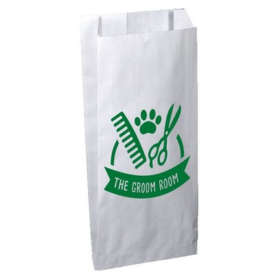 One Color 2-Sided Merchant Paper Bag with Gusset (5" x 10" x 2")
