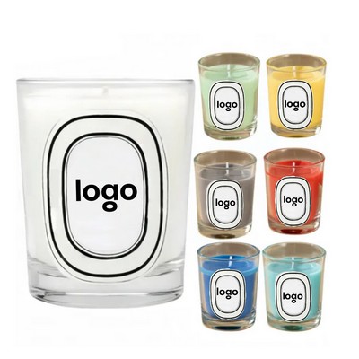 Aromatherapy Gift Candles-Glass Holder