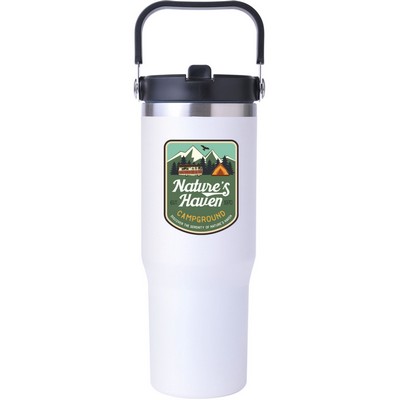 Full Color Swing Handle 30 Oz