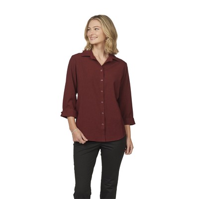 Ladies' ¾ Sleeve FlexBatiste Blouse