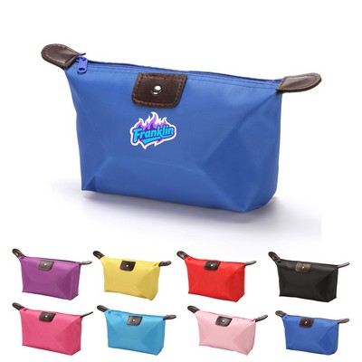 PU Waterproof Foldable Cosmetic Bag