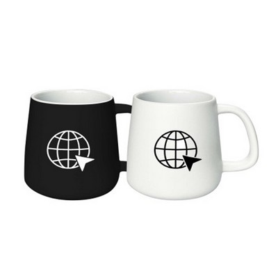 11.3 oz Bamboo Lid Stoneware Mug