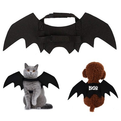 Adjustable Halloween Pet Bat Wings Costume