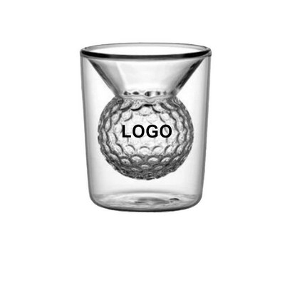 Golf Ball Shaped Whiskey Glasses