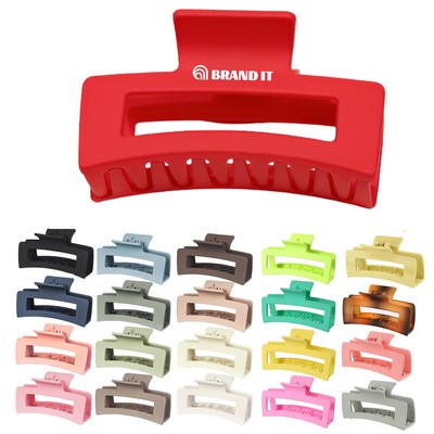 Rectangle Square Hair Claw Clips